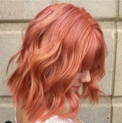 Блоранж цвет волос. Окрашивание волос блоранж: особенности и 12 шикарных примеров