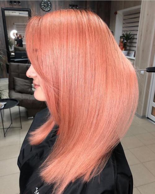 Блоранж цвет волос. Окрашивание волос блоранж: особенности и 12 шикарных примеров