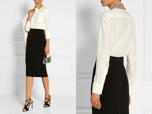 Костюм с юбкой карандаш с завышенной талией. Модные фасоны и модели юбки-карандаш с завышенной талией, стильные образы 11 Костюм с юбкой карандаш с завышенной талией. Модные фасоны и модели юбки-карандаш с завышенной талией, стильные образы 11