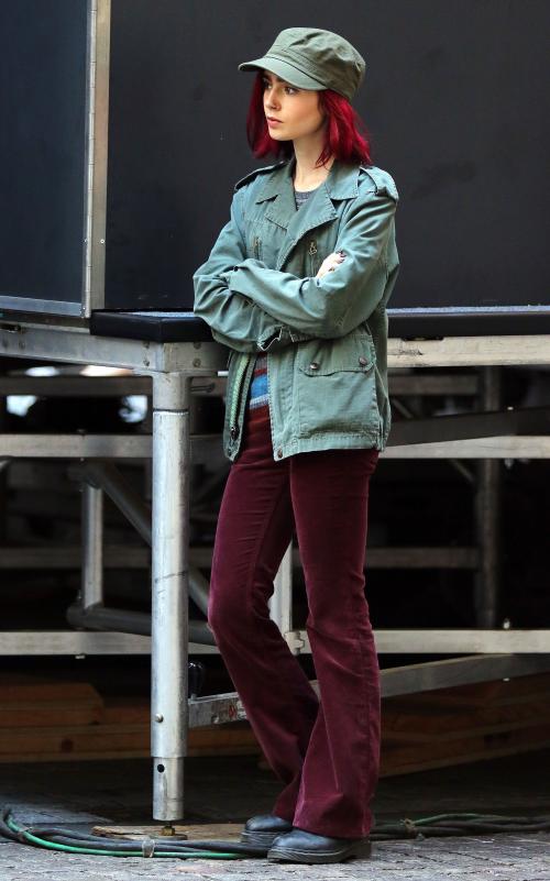 Бордовый цвет волос: кому он идет