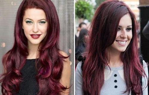 Темно-вишневый цвет волос. Темно-бордовый цвет волос — секреты выбора оттенка и успешного окрашивания