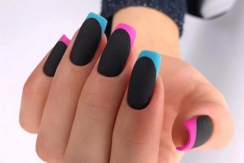 Нежно розовый френч. Главные тенденции