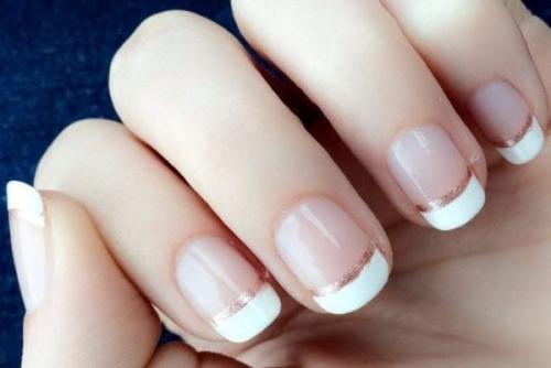 Нежно розовый френч. Главные тенденции