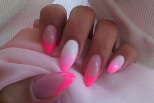 Нежно розовый френч. Главные тенденции