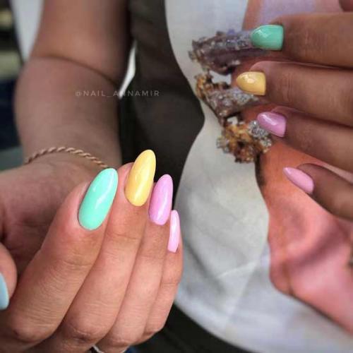 Яркий маникюр с рисунком. Яркий маникюр на длинные ногти: 100 фото, яркий дизайн ногтей