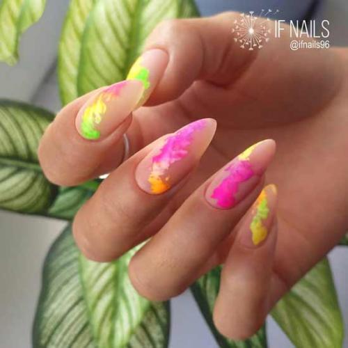 Яркий маникюр с рисунком. Яркий маникюр на длинные ногти: 100 фото, яркий дизайн ногтей