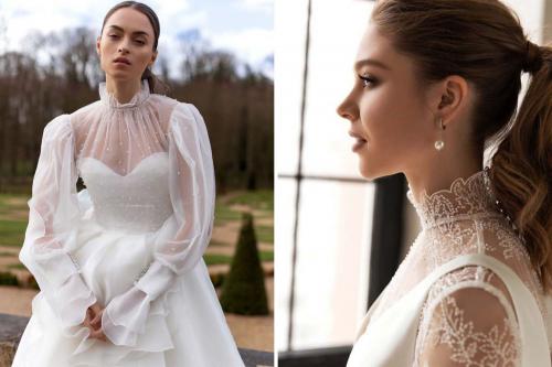 Причёска к платью с открытыми плечами на разные волосы. Прически под платье-пиджак с открытыми плечами, запахом. Фото 30