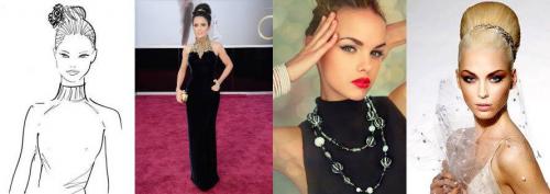 Как правильно подобрать прическу к платью. Прически под платье разных фасонов. Учимся подбирать самый удачный вариант. Примеры сочетания прически с вырезом платья. 80 фото-идей красивых причёсок под платье 28 Как правильно подобрать прическу к платью. Прически под платье разных фасонов. Учимся подбирать самый удачный вариант. Примеры сочетания прически с вырезом платья. 80 фото-идей красивых причёсок под платье 28