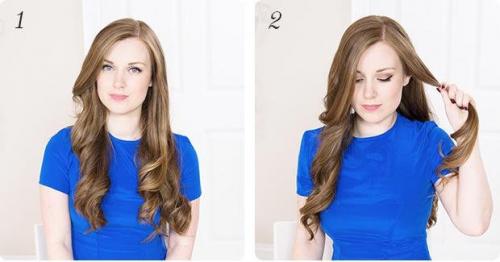 Вечерняя укладка на распущенные волосы. Прически с распущенными волосами