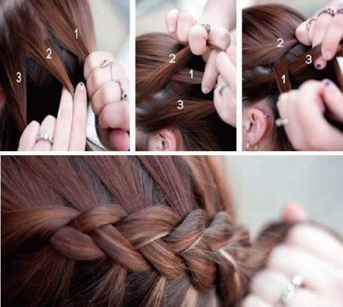 Как сделать красивую прическу на средние волосы для девочек 20