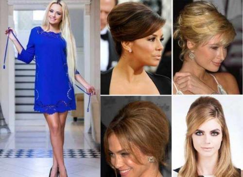 Сочетание платья и прически. Прически под платье разных фасонов. Учимся подбирать самый удачный вариант. Примеры сочетания прически с вырезом платья. 80 фото-идей красивых причёсок под платье