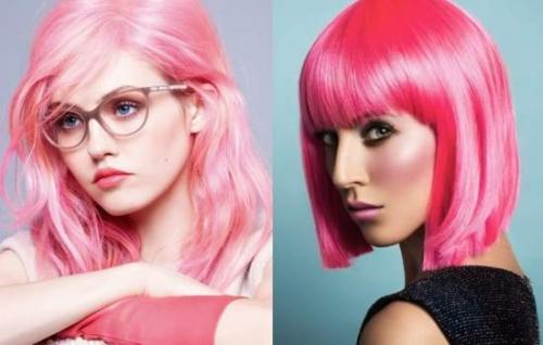 Розовые волосы и его сочные оттенки. Кому подходят розовые волосы?