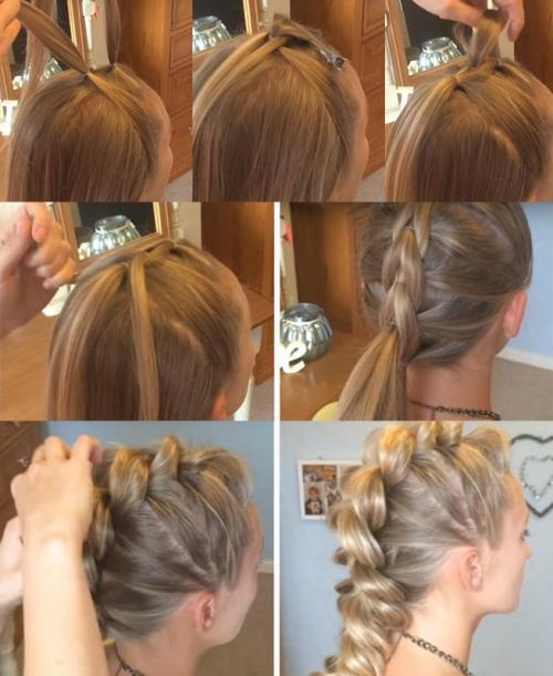 Причёски с резиночками для девочек в домашних условиях. Косы с резинками: 18 идей для взрослых и детей