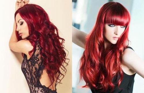 Краска для волос темная вишня. Разновидности тонов 01