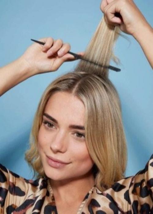 Небрежно заколотые волосы. Как красиво заколоть сзади распущенные волосы (с фото и видео) 29 Небрежно заколотые волосы. Как красиво заколоть сзади распущенные волосы (с фото и видео) 29