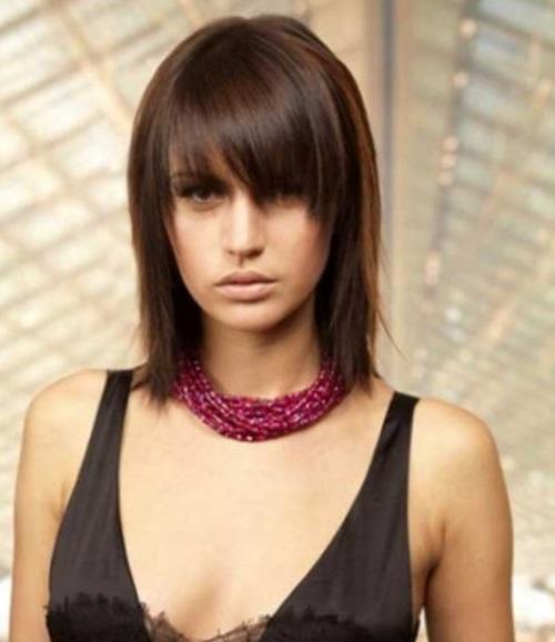 Модные стрижки 2021 женские с челкой. Виды челок