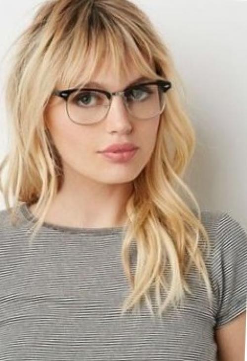 Модные стрижки 2021 женские с челкой. Виды челок