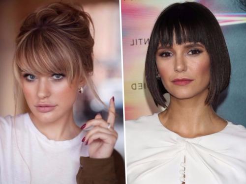 Модные стрижки 2021 женские с челкой. Виды челок