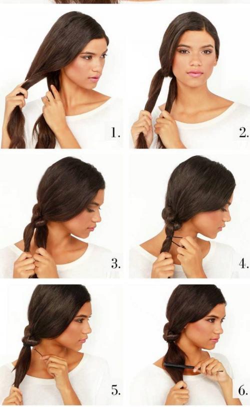 Повседневные прически на средние волосы с челкой. Повседневные прически для средней длины волос своими руками