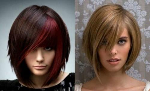 Стрижки на средние волосы с челкой. Стрижки для средних волос с челкой