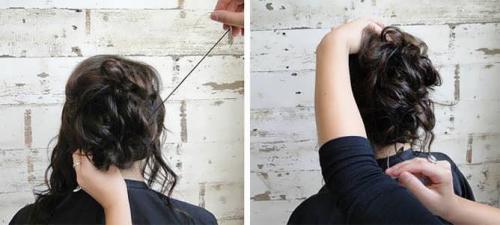 Простые высокие прически на средние волосы. 10 модных высоких причесок