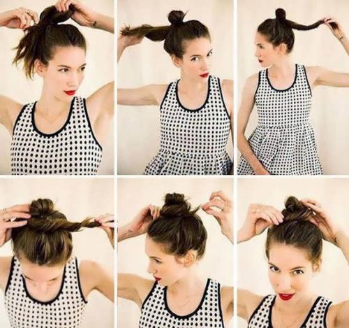 Простые высокие прически на средние волосы. 10 модных высоких причесок