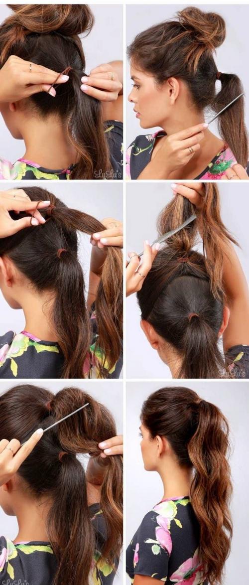 Прически на средние волосы дома. Повседневные прически для средней длины волос своими руками