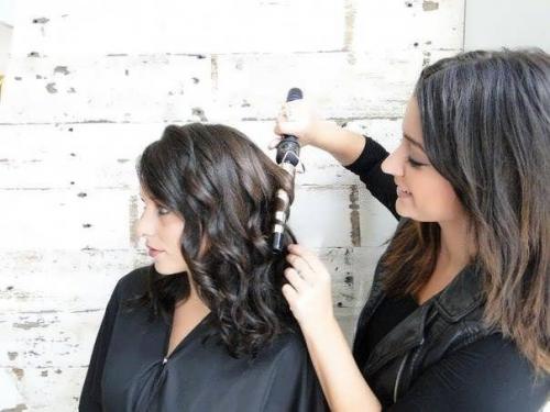 Высокие причёски на средние волосы. Пучки 17 Высокие причёски на средние волосы. Пучки 17