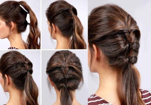 Легкие и быстрые прически на каждый день своими руками. Легкие прически самой себе за 5 минут: пошаговые фото