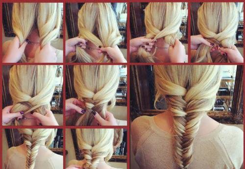 Как сделать прически косички на средние волосы. Французская коса: вариант вдоль виска 11