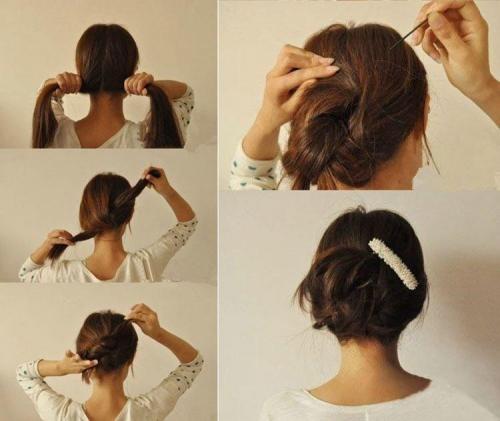 Легкие прически самой себе. Легкие прически в школу самой себе за 5 минут: пошаговые фото