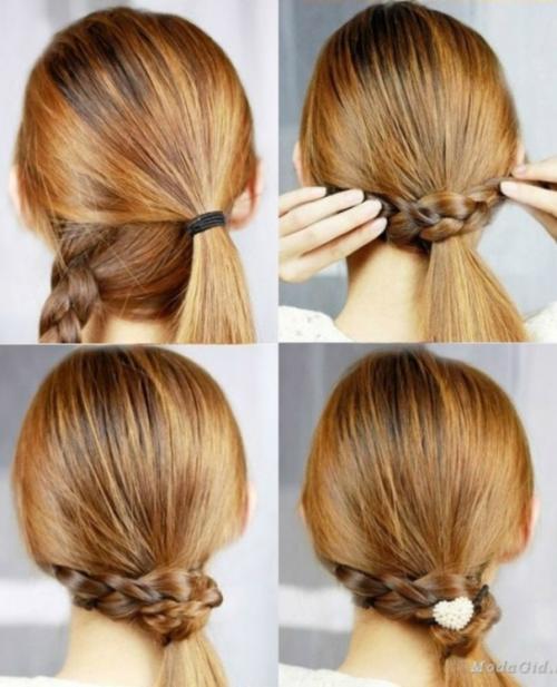 Прически на каждый день на средние волосы. Повторяйте за нами: быстрые и красивые прически 26 Прически на каждый день на средние волосы. Повторяйте за нами: быстрые и красивые прически 26