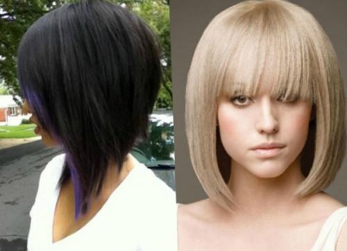 Модная стрижка на густые волосы. Стрижки на густые волосы средней длины