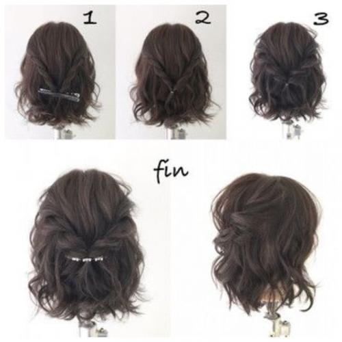 Свадебные прически на средние волосы. Схемы свадебных причесок на волосы средней длины