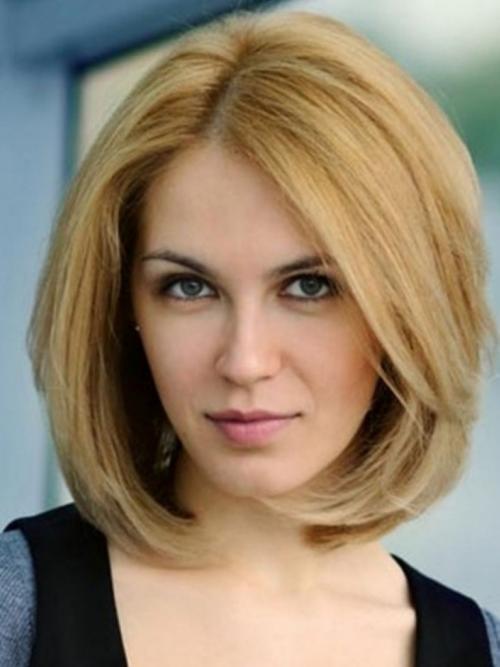 Модная стрижка на густые волосы. Стрижки на густые волосы средней длины