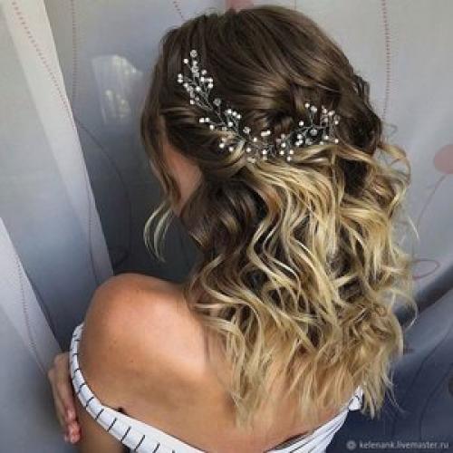 Прическа на свадьбу на средние волосы своими руками. Самые модные прически для волос средней длины