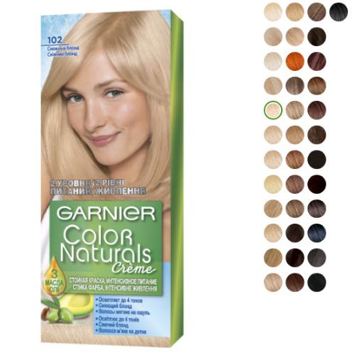 Краска для волос гарньер дикая вишня. Палитра краски Garnier Color Naturals creme