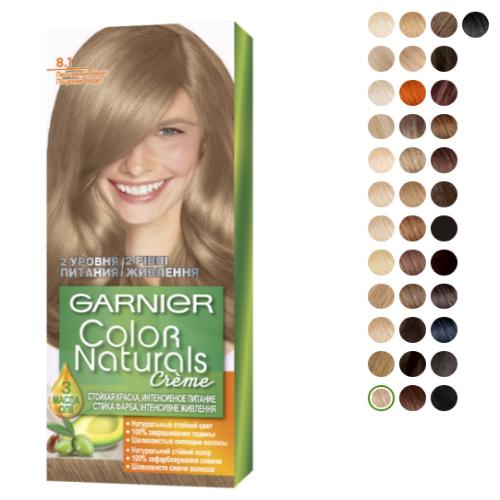 Краска для волос гарньер дикая вишня. Палитра краски Garnier Color Naturals creme