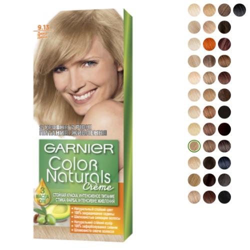Краска для волос гарньер дикая вишня. Палитра краски Garnier Color Naturals creme