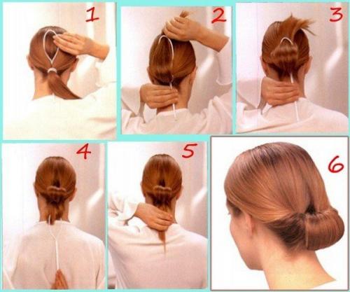 Какие прически можно сделать на средние волосы, используя только одну спицы. Петля для волос — делаем укладку за 5 минут