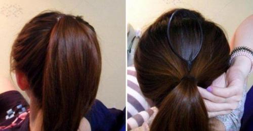 Какие прически можно сделать на средние волосы, используя только одну спицы. Петля для волос — делаем укладку за 5 минут