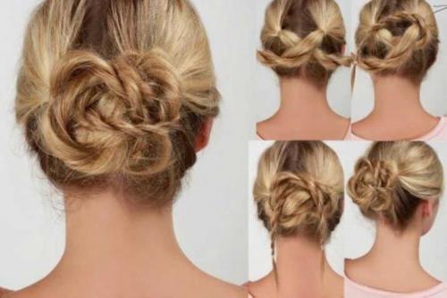 Прически с резинками для волос. Взрослые прически с силиконовыми резинками для волос разной длины