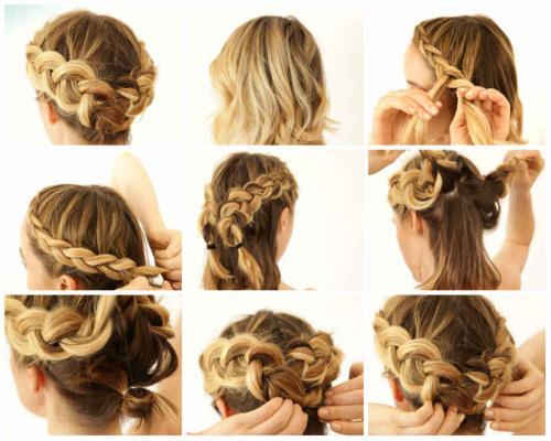 Легкие прически самой себе на короткие волосы. Прически на короткие волосы своими руками на каждый день