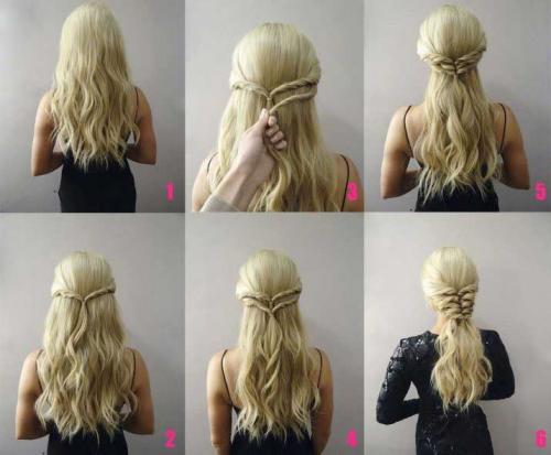 Прически с резинками для волос. Взрослые прически с силиконовыми резинками для волос разной длины