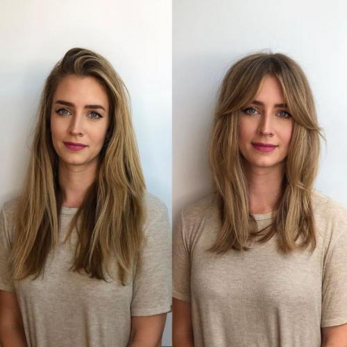 Стрижка каре с челкой шторкой. Челка шторка женская на (короткие, длинные, средние) волосы