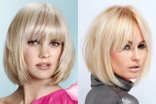 Каре градуированное на средние волосы с челкой. Градуированное каре на средние волосы: 12 идей стрижки (фото)