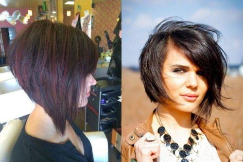 Каре градуированное на средние волосы с челкой. Градуированное каре на средние волосы: 12 идей стрижки (фото)