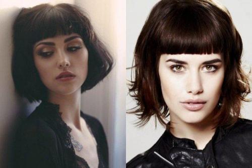 Каре градуированное на средние волосы с челкой. Градуированное каре на средние волосы: 12 идей стрижки (фото)