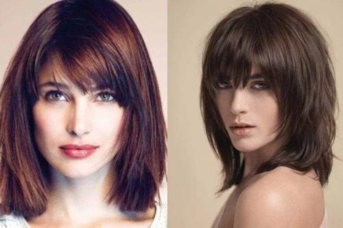 Вариации каре с челкой на средние волосы. Каре на средние волосы: 12 лучших идей стрижки (фото)