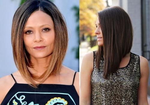 Среднее удлиненное каре без челки. Удлиненное каре без челки: 10 красивых идей стрижки (фото)